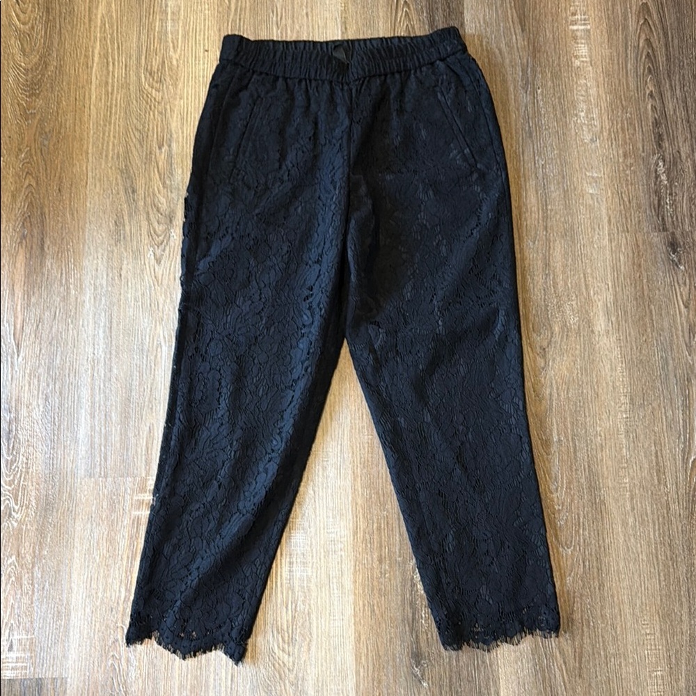 J. Crew Easy Pant in Lace